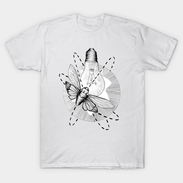 Moth to the Flame T-Shirt by ECMazur